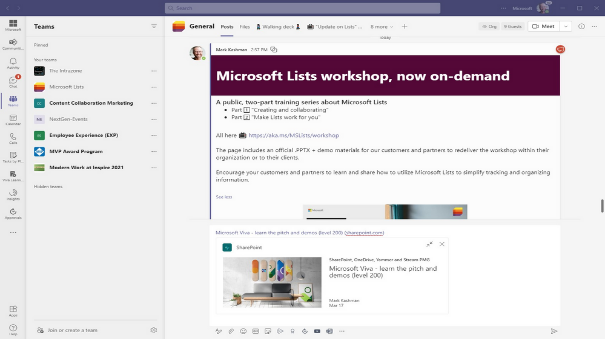 Rich previews for SharePoint pages and news article